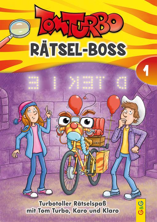 Produktbild Tom Turbo - Rätsel-Boss 1 (Deutsch, Kinder- und Jugendbuch, G&G Verlag, 2021)