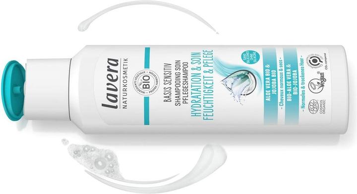 Image du produit Lavera Shampooing basis sensitiv Hydratation et soin Fl 250 ml (250 ml, Shampoing liquide)