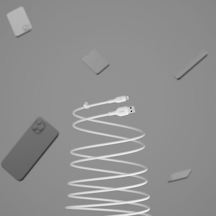 Image du produit Belkin Câble de charge USB Boost Charge Flex USB A - Lightning 1 m (1 m, USB 2.0)