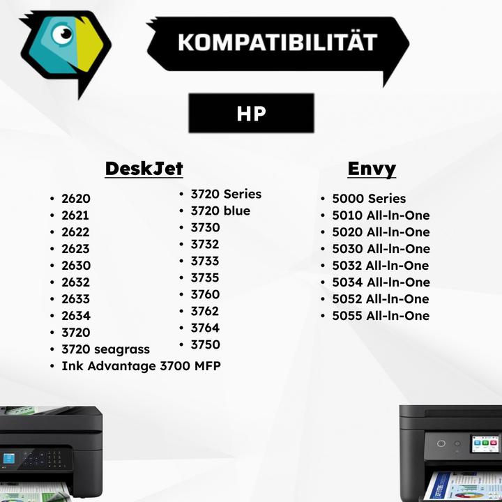 Produktbild Inkadoo Druckerpatronen kompatibel zu HP N9K07AE / 304XL XL Druckkopfpatrone, color Farbe (Color)