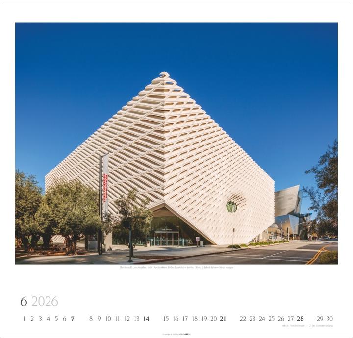 Produktbild Moderne Architektur Kalender 2026 (48 x 46 cm, Deutsch, Englisch)