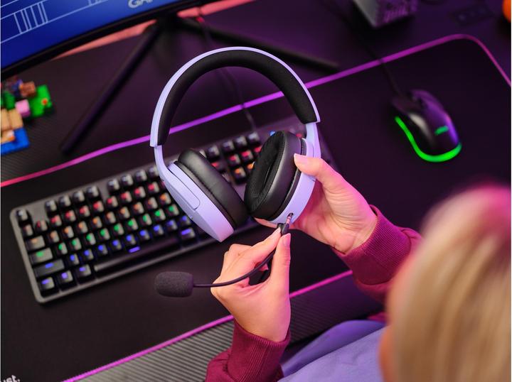 Produktbild Trust Gxt489p Fayzo Headset Purple (Kabelgebunden)