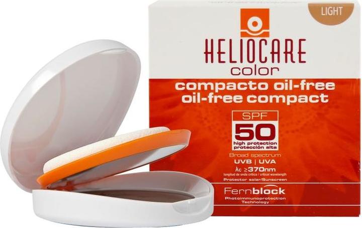 Image du produit Heliocare COLOR COMPACTO OIL-FREE SPF50 #light 10 gr (Crème solaire visage, SPF 50, 68 g)