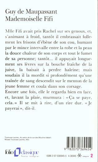 Produktbild Mademoiselle Fifi (Französisch, Maupassant Guy de, 1989)