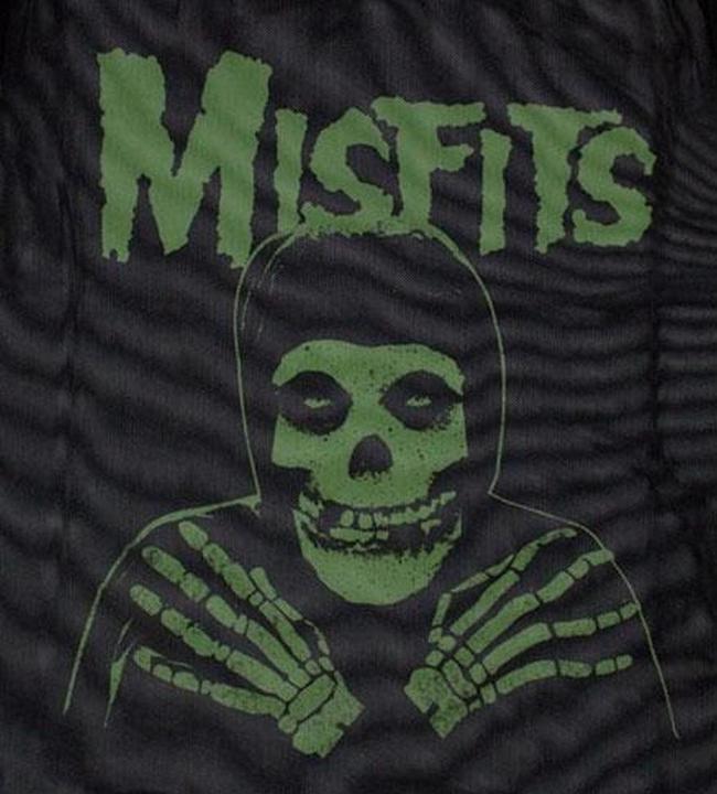 Actual product image Misfits Womens/Ladies Green Hands Mesh Crop Top (38)