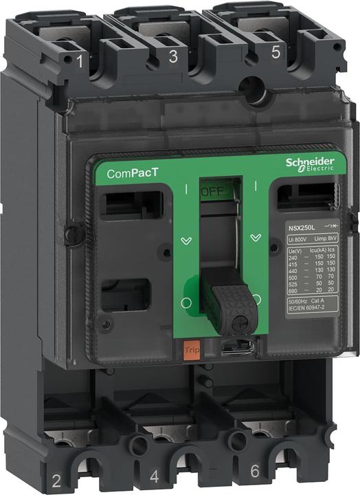 Image du produit Schneider Electric NSX250F À BASE DE 250A 36KA (C25F3)