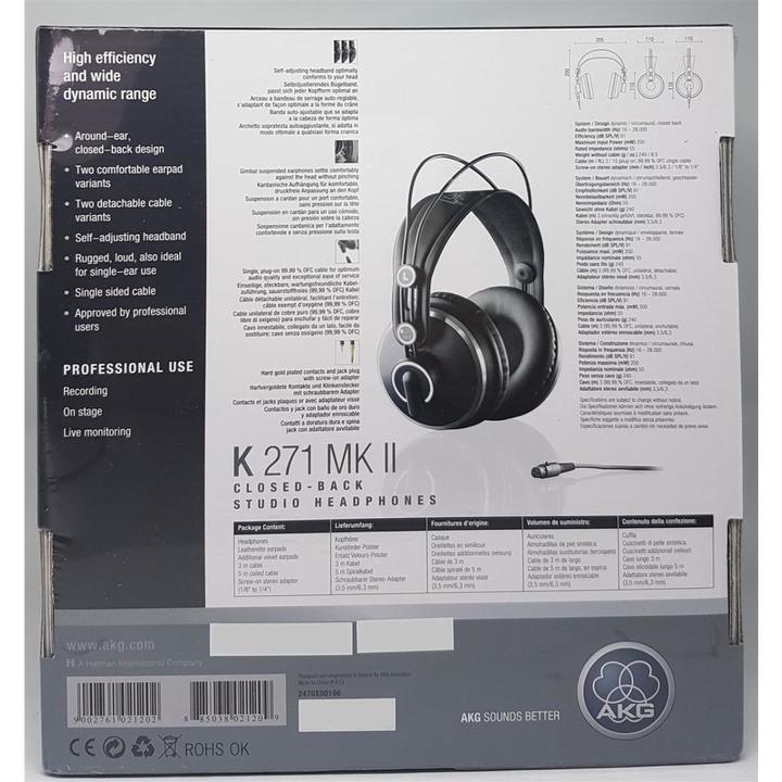 Produktbild AKG Pro K271 Mkii (NC, Kabelgebunden)