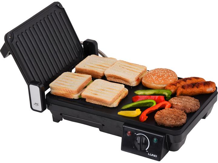 Actual product image Vorel LUND GRILL ELEKTRYCZNY 2w1 2000W 40,5x25cm