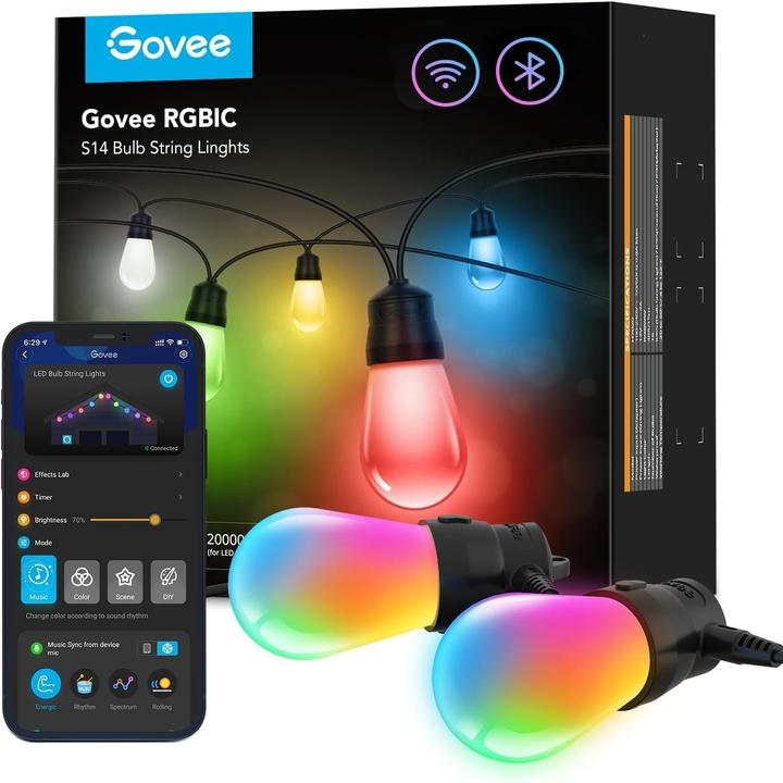 Produktbild Govee LED Lichterkette Smart RGBICW (15 m)