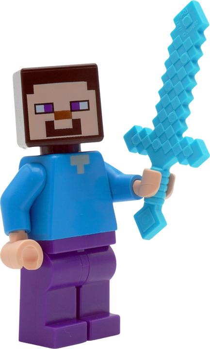 Produktbild LEGO Minecraft Steve mit Diamantentruestung und Spinne - 662317 NEU! Menge 1x (662317, LEGO Minecraft)