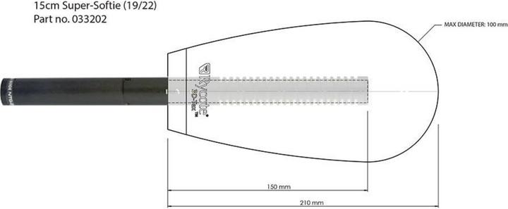 Produktbild Rycote 15cm Super-Softie (19/22) (Fell)