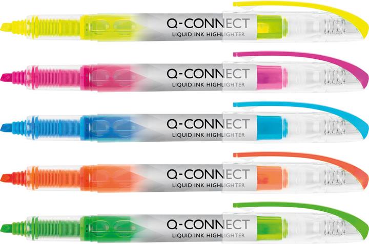 Actual product image Q-Connect Highlighter Slim (Green, 1 mm, 1 x)