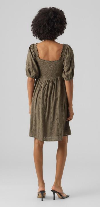 Produktbild Vero Moda Gesmoktes Broderie Anglaise Minikleid (XS)