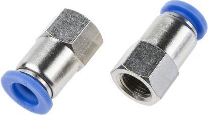 Produktbild Rs Pro Female Straight Adaptor, R1/8" x 8 mm (Pressverbindung)