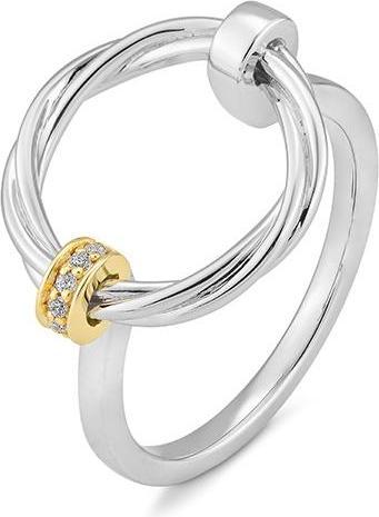 Breuning RING - BRILL. 0,033 Ct. H/si (53, 750/18 K Gold)