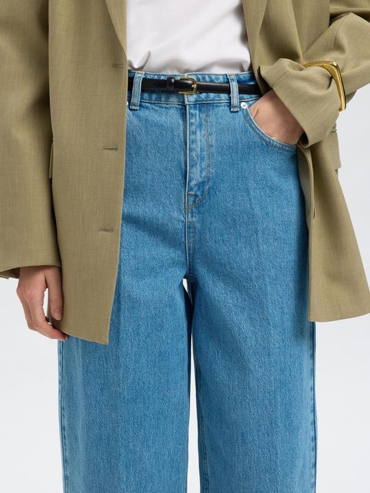Image du produit Selected Femme High Waist Barrel Fit Jeans (W30/L32)