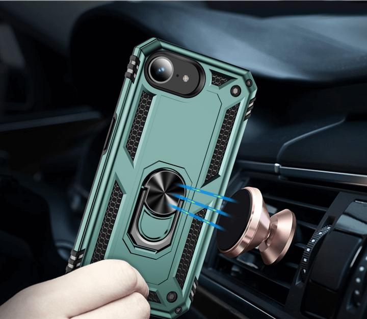 Image du produit Cover-Discount iPhone 16e - Robustes Back Cover mit Kickstand (Apple iPhone 16e)