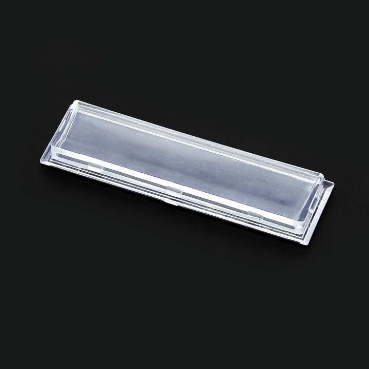 Wiltec Namensschild Abdeckung Briefkasten 69x17mm Ersatzteil Postkasten Schild