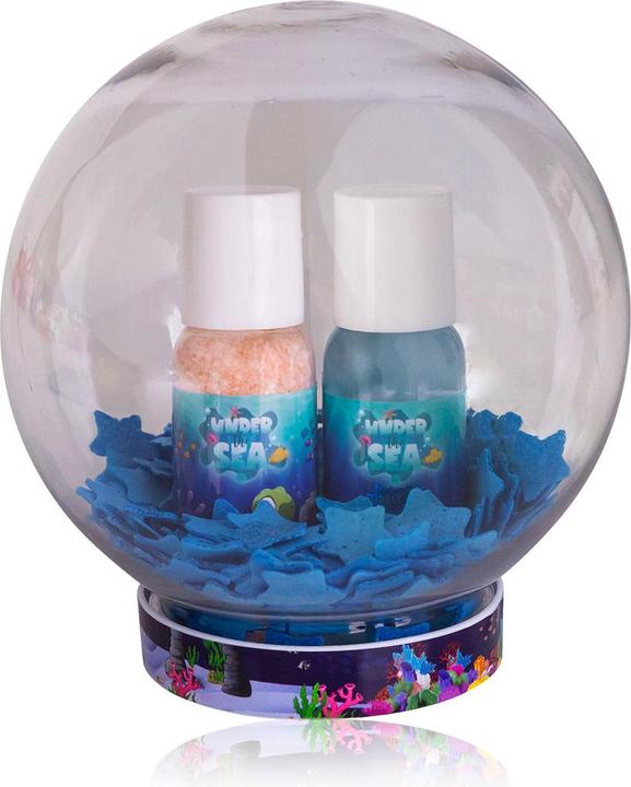 Immagine prodotto Accentra Set da bagno UNDER THE SEA in confezione regalo "cono di neve", include 30ml di bagnoschiuma, 40g (Set per la cura dei capelli)