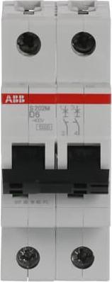Produktbild ABB S202M-D6 Sicherungsautomat D-Char., 10 2CDS272001R0061