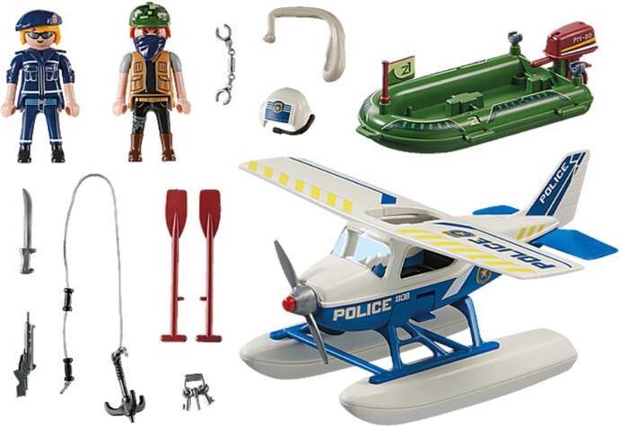 Produktbild Playmobil Polizei-Wasserflugzeug: Schmuggler-Verfolgung (70779)