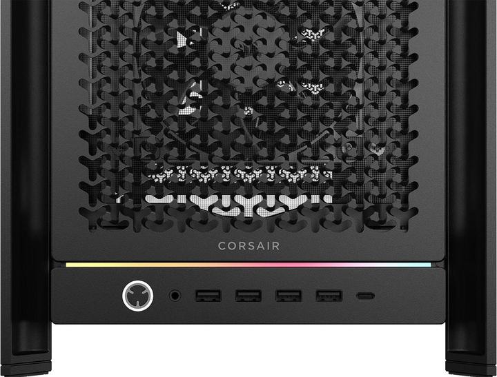Actual product image Corsair FRAME 5000D RS BLACK MID CASE (E-ATX, Mini-ITX, ATX, mATX)