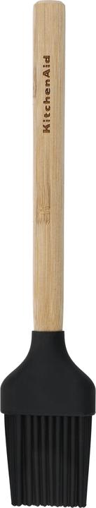 Kitchen Aid Bamboo Pastry Brush with Heat Resistant and Flexible Silicone Head