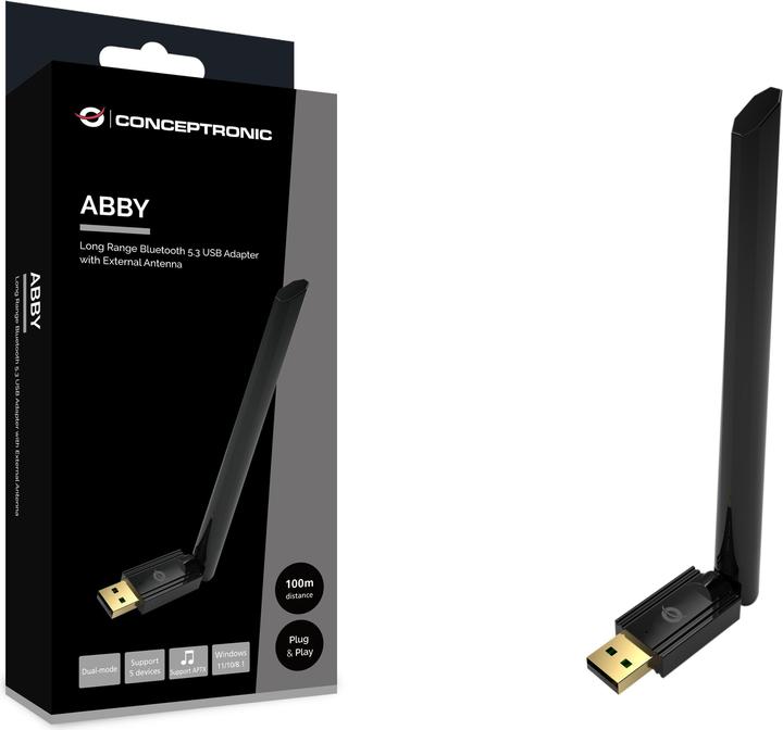 Immagine prodotto Conceptronic Bluetooth Adapter (Trasmettitore e ricevitore)