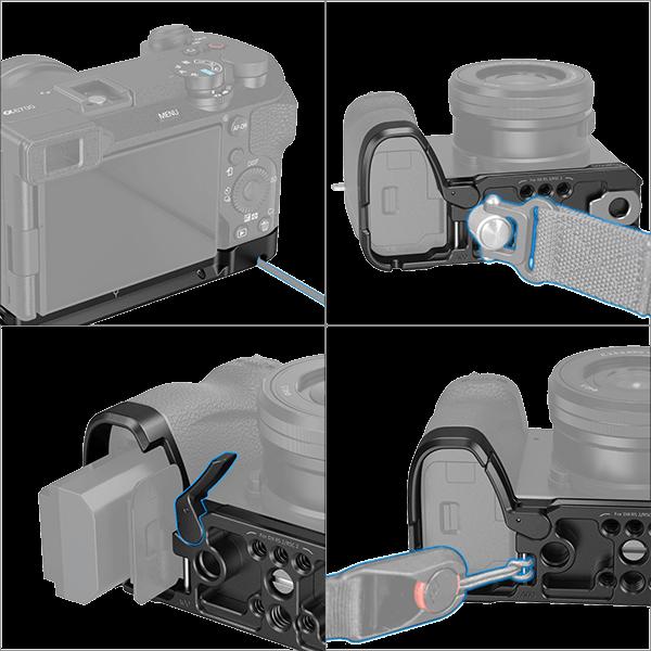 Immagine prodotto SmallRig Piastra di base Sony Alpha 6700 (Piastra di aggancio rapido)