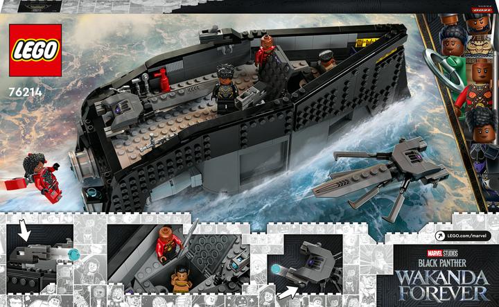 Actual product image LEGO Super Heroes - Black Panther: War on the Water (76214, LEGO Marvel)