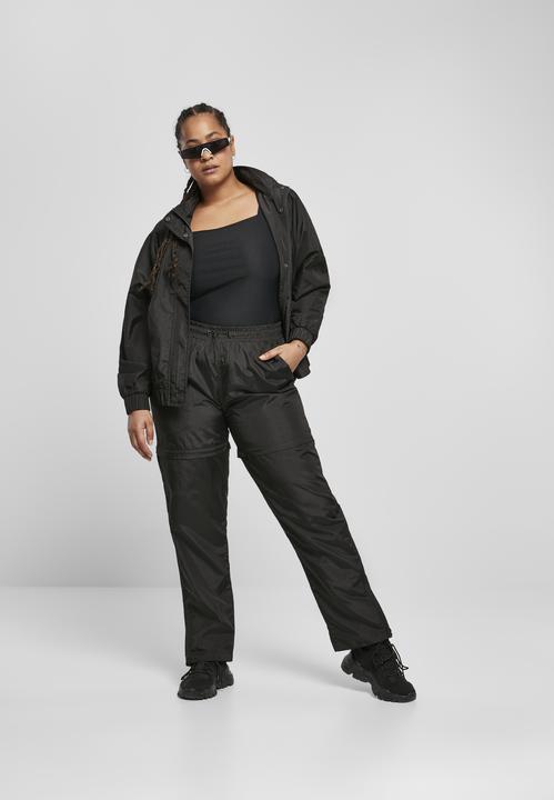 Actual product image Urban Classics Ladies Oversized Shiny Crinkle Nylon Jacket (XL)