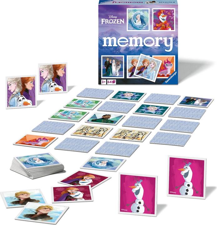 Image du produit Ravensburger Mémoire Disney Frozen (Néerlandais, Polonais, Portugais, Norvégien, Français, Italien, Espagnol, Danois)