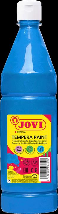Jovi liquid Tempera, 1000 ml poster paint in bottle, cyanblue (Cyan blue, 1000 ml)