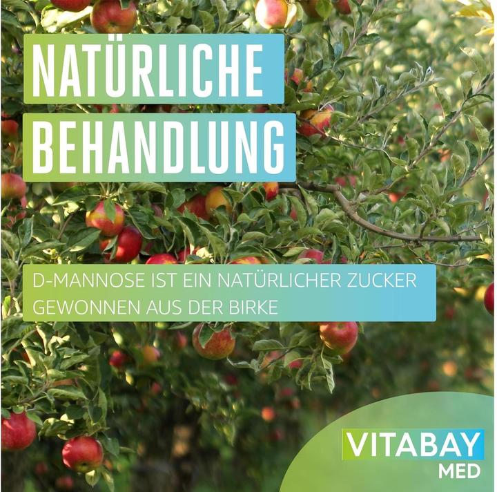 Actual product image Vitabay D-Mannose Pulver vegan 200 g (1 Piece, 200 g)