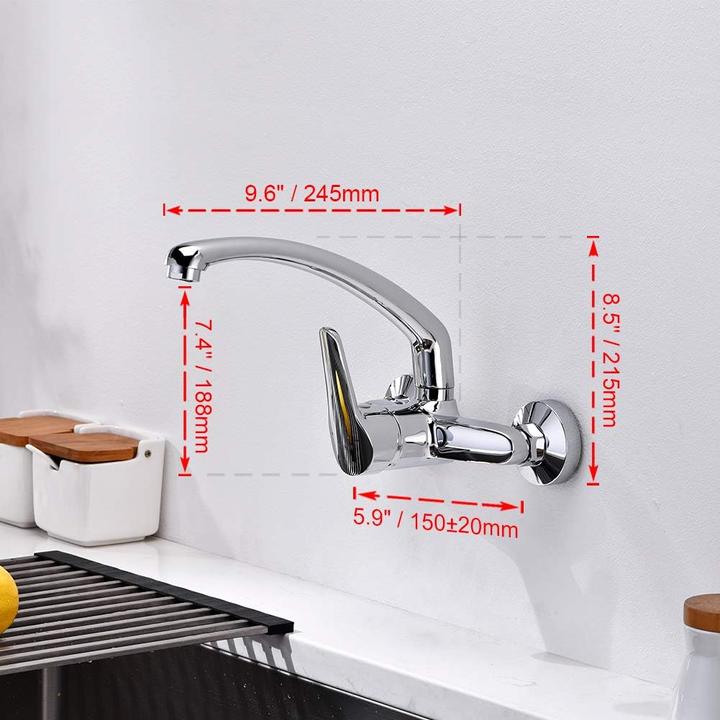 Image du produit Ibergrif Roma M16350 Küchenarmatur für die Wandmontage