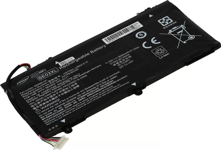 Actual product image AccuCell Akku passend für Laptop HP Pavilion 14-AL003ng / 14-AL104ng / Typ SE03XL u.a. - 11,55V - 3500 mAh (3500 mAh)