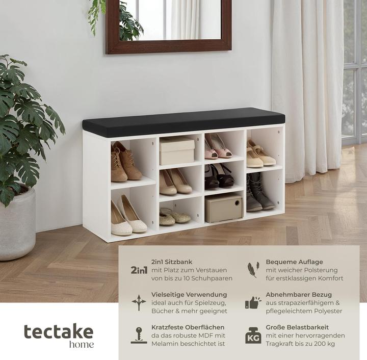 Produktbild tectake Alayah (103.5 x 30 x 48 cm)