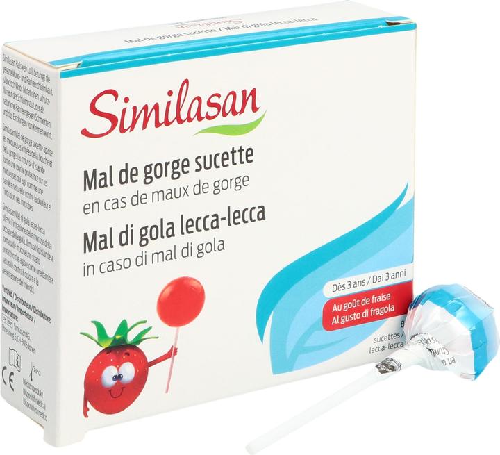 Immagine prodotto Similasan Lecca-lecca per il mal di gola 8 pz (8 Pezzo/i)