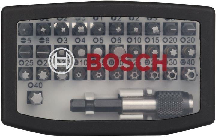 Bosch Professional Zubehör Bit Set 32 pieces Accessories 2 (Cross Phillips PH M1, Cross Phillips PH M2, Cross Pozidriv PZ M1, Cross Pozidriv PZ M2, Cross Phillips PH M3, Cross Pozidriv PZ M3, Hexagon socket TX with hole M10, Hexagon socket TX with hole M20, Hexagon socket TX With hole M25, Hexagon socket TX with hole M27, Hexagon socket TX with hole M30)
