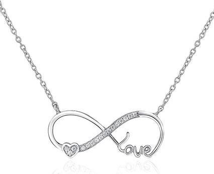 Silvego Silver Necklace Endless Love Infinity JJJN0243