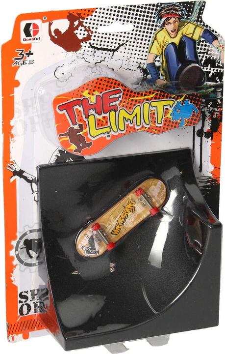 Finger-Skateboard mit Stunt-Sprung