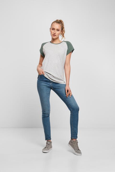 Image du produit Urban Classics Tee Raglan contrasté pour les femmes (3XL)