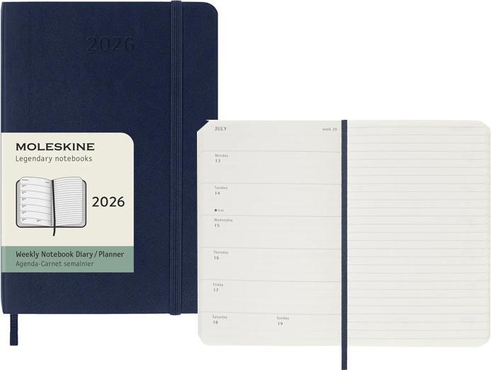 Produktbild Moleskine WONK 2026 PK SC Saphir (9 x 14 cm, Englisch)
