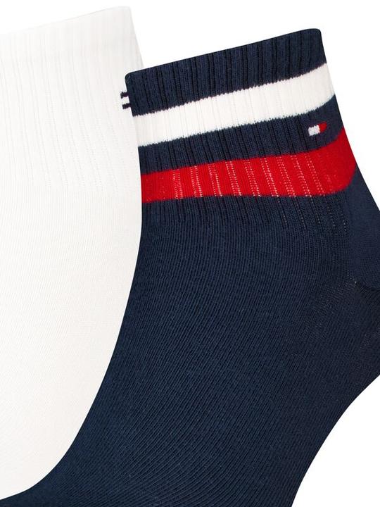 Immagine prodotto Tommy Hilfiger Socken Söckchen 2P Weiss/Marine (Confezione da 2, 39 - 42)
