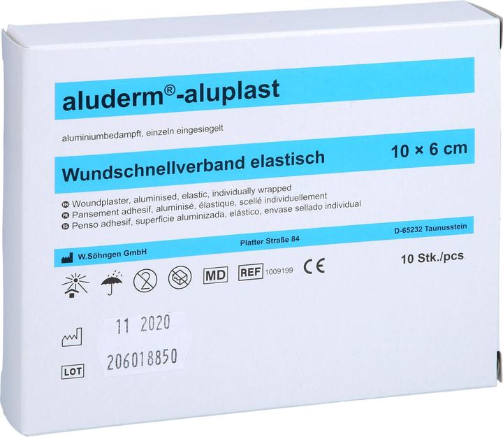 Actual product image Aluderm aluplast elastic 1 m x 6 cm wound dressing, 1 pc. plaster (1 x)