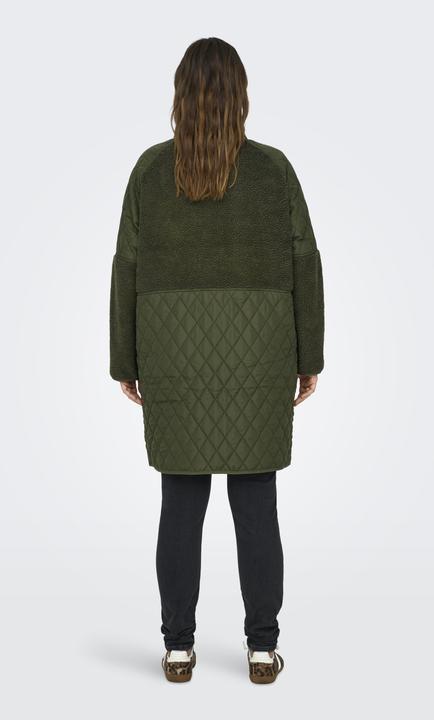 Actual product image Only High closed curve coat quilted jacket (M)