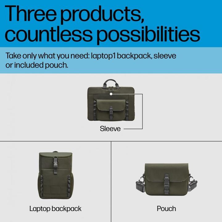 Actual product image HP 15.6-inch Modular Laptop Backpack (27 l)