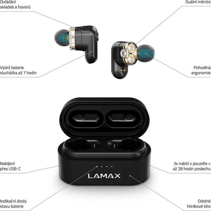 Produktbild Lamax Duals1 (ANC, 28 h, Kabellos)