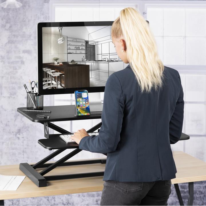 Actual product image Hama Höhenverstellbarer Schreibtischaufsatz