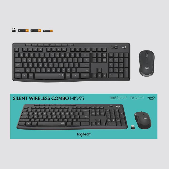 Produktbild Logitech MK295 Silent (US, Kabellos)